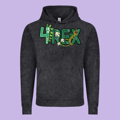 Four Rex Vintage Hoodie Designed By Maliassmallbusiness