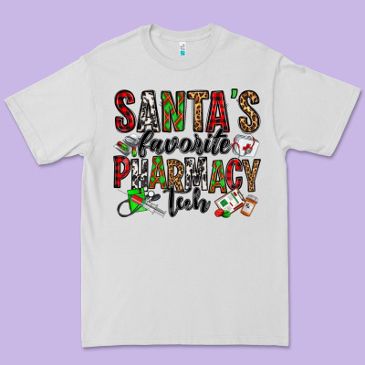 Santa's Favorite Pharmacy Tech Premium Tee Designed By Jasminsmagicworld