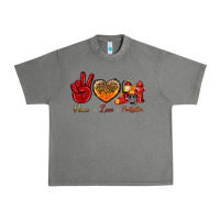 Tornado peace love firefighter Urban Heavy Tee - NancyCooperArtShop