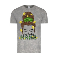 Cloud Rock one lucky mama Vintage Tee - MaliasSmallBusiness