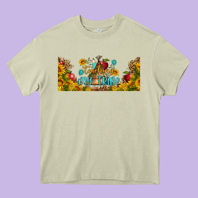 Teaching My Tribe Libbey Glass Heavy Core Tee Designed By Bundleandbundleshop