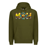 Army Green mom Premium Hoodie - JahusDesignShop