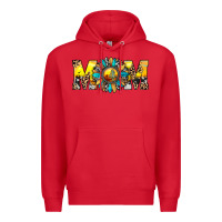 Red mom Premium Hoodie - JahusDesignShop