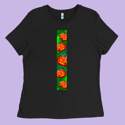 Halloween Key Fob Ladies Tee Designed By Bundleandbundleshop
