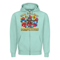 Seafoam Relax We All Crazy It's Not Competition Zipper Hoodie - texasbilliewilder