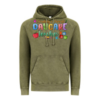 Vintage Olive somebody's favorite daycare teacher Vintage Hoodie - MaliasSmallBusiness