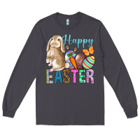 Smoke Happy Easter Bunny Long Sleeve Tee - BundleAndBundleShop