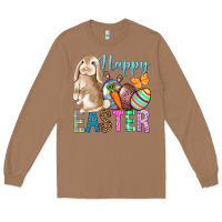 Toasted Coconut Happy Easter Bunny Long Sleeve Tee - BundleAndBundleShop