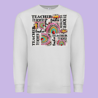 Teacher Tumbler Premium Sweatshirt Designed By Cowgirlartshop