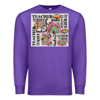 Purple teacher tumbler Premium Sweatshirt - CowGirlArtShop