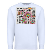White teacher tumbler Premium Sweatshirt - CowGirlArtShop