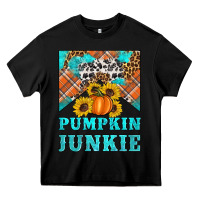 Black pumpkin junkie Heavy Core Tee - Artiststas