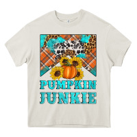 Cream pumpkin junkie Heavy Core Tee - Artiststas