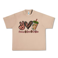 Burro peace love coffee Urban Heavy Tee - NancyCooperArtShop