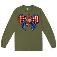 Army Green bow Long Sleeve Tee - JahusDesignShop