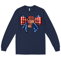 Navy bow Long Sleeve Tee - JahusDesignShop