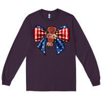 Plum bow Long Sleeve Tee - JahusDesignShop