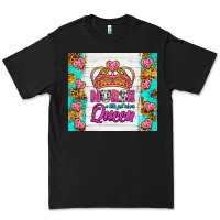 Black nurse a title just above queen tumbler Premium Tee - BundleAndBundleShop