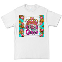 White nurse a title just above queen tumbler Premium Tee - BundleAndBundleShop