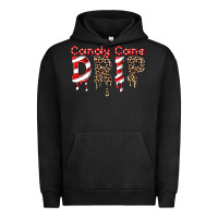 Pigment Black candy cane drip Urban Hoodie - FaDigitalArtStudio