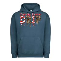 Pigment Midnight Navy candy cane drip Urban Hoodie - FaDigitalArtStudio