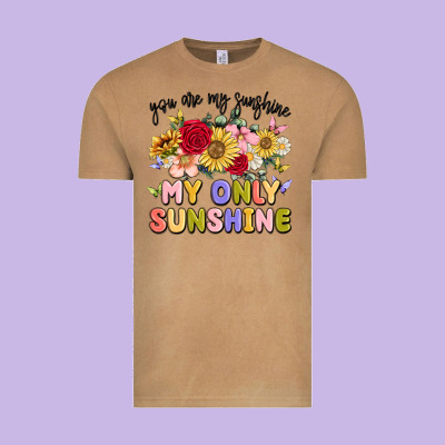 You Are My Sunshine My Only Sunshine Vintage Tee Designed By Maliassmallbusiness