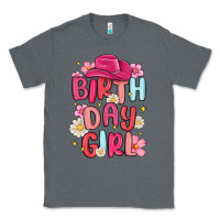 Charcoal Heather birthday girl Classic Tee - MaliasSmallBusiness