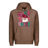 Chestnut ho ho howdy santa pink christmas Premium Hoodie - CowGirlArtShop