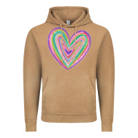 Vintage Camel valentine's day colorful heart Vintage Hoodie - MaliasSmallBusiness