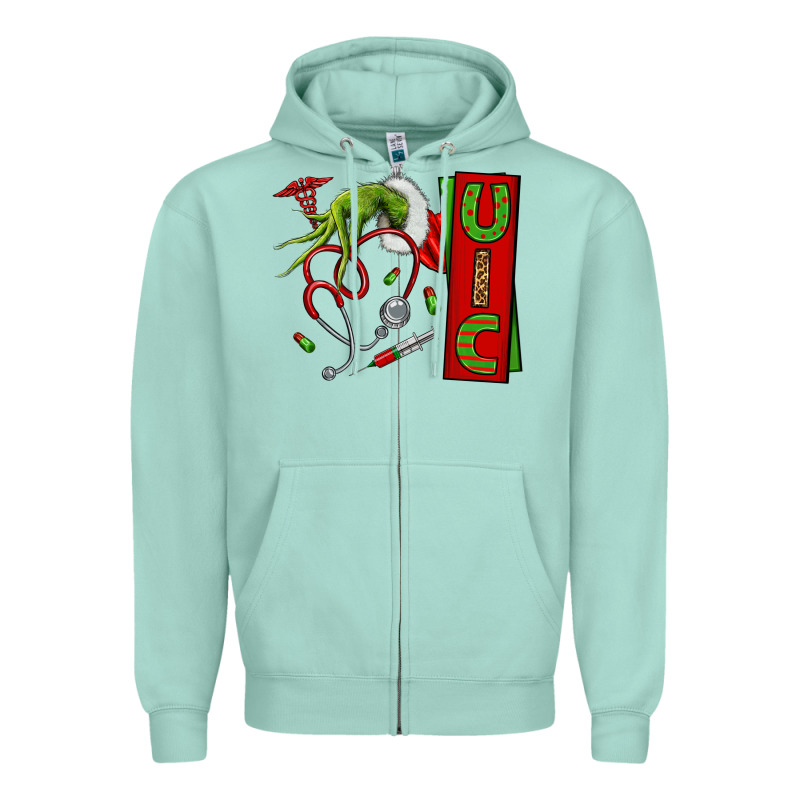 Christmas Character Zipper Hoodie by NancyCooperArtShop | Teevron