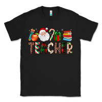 Black teacher christmas Classic Tee - JahusDesignShop