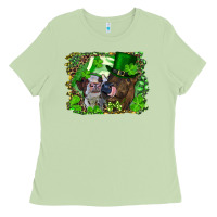 Matcha st. patricks day heifers Ladies Tee - RanaPortraitStore
