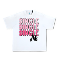 White single af Urban Heavy Tee - MaliasSmallBusiness