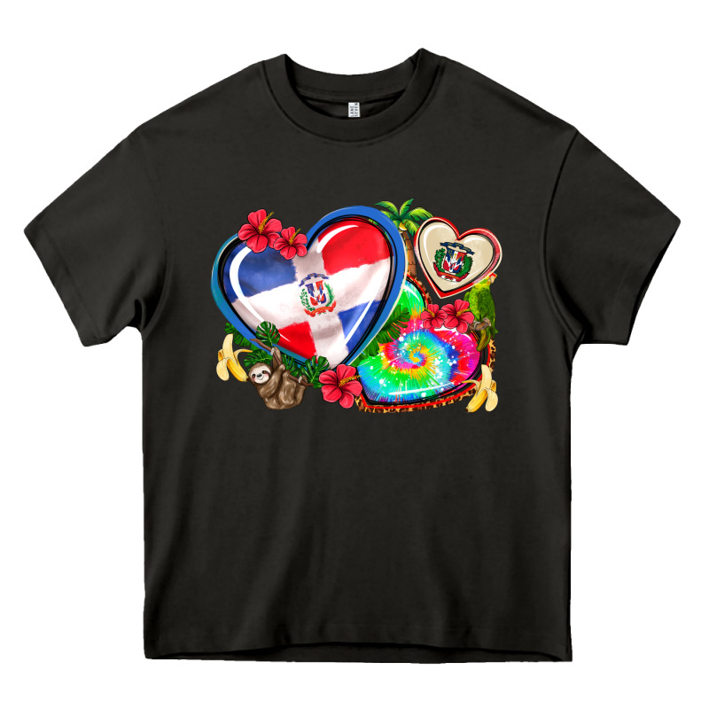 Western Leopard  Dominican Republic  Hearts Heavy Core Tee by AdoDesignShop | Teevron