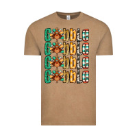 Vintage Coffee Gobble till you wobble Thanksgiving turkey Vintage Tee - NancyCooperArtShop