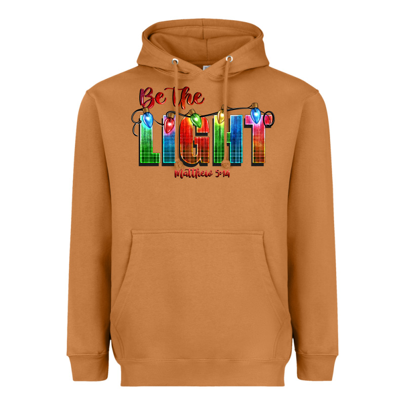 Be The Light Matthew 5 14 Heavyweight Hoodie by CowGirlArtShop | Teevron