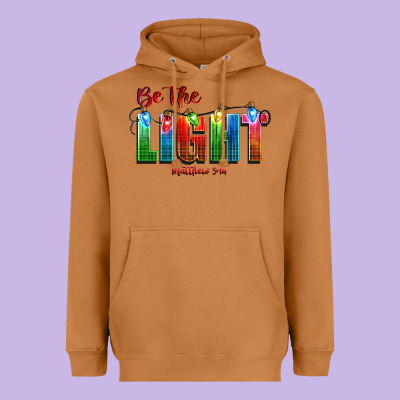 Be The Light Matthew 5 14 Heavyweight Hoodie Designed By Cowgirlartshop