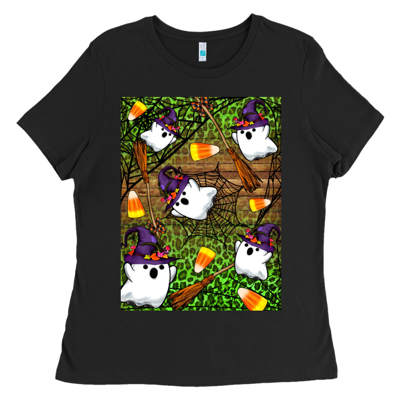 Halloween Ghost Ladies Tee by Artiststas | Teevron