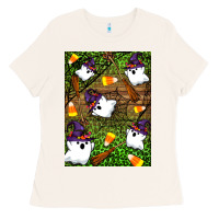 Bone Halloween ghost Ladies Tee - Artiststas