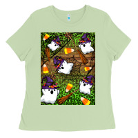 Matcha Halloween ghost Ladies Tee - Artiststas