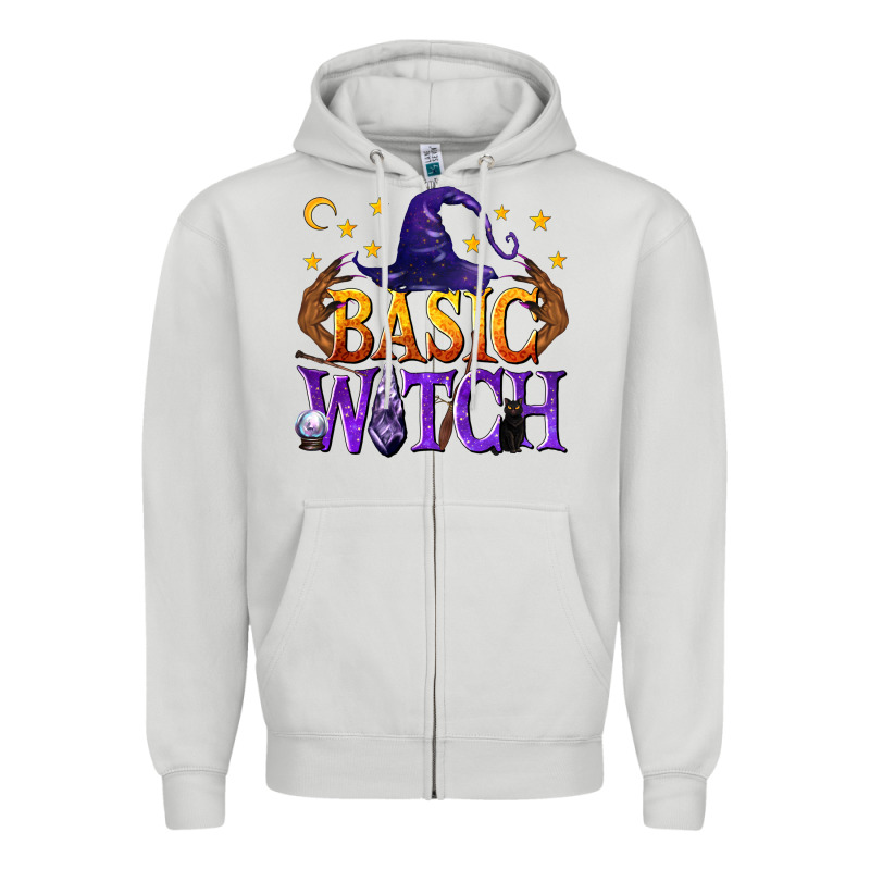 Basic Witch Zipper Hoodie by texasbilliewilder | Teevron