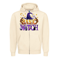 Sandshell Basic Witch Zipper Hoodie - texasbilliewilder