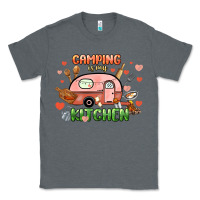 Charcoal Heather camping is my kitchen Classic Tee - NancyCooperArtShop