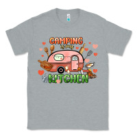 Heather Grey camping is my kitchen Classic Tee - NancyCooperArtShop