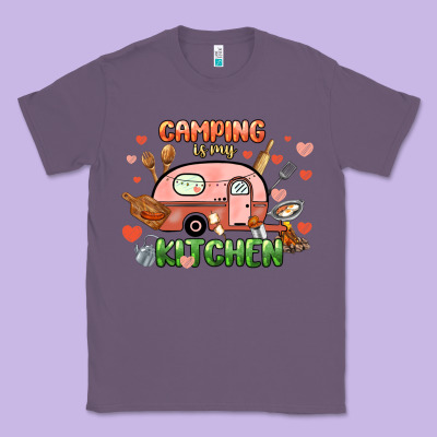 Camping Is My Kitchen Classic Tee Designed By Nancycooperartshop