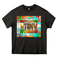 Asphalt educator of tiny humans tumbler Heavy Core Tee - BundleAndBundleShop