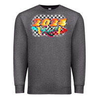 Charcoal Heather Race 2024 Premium Sweatshirt - CowGirlArtShop