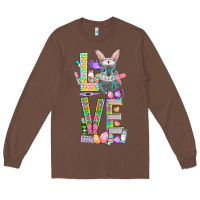 Chestnut Love Easter Nurse Long Sleeve Tee - BundleAndBundleShop