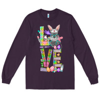 Plum Love Easter Nurse Long Sleeve Tee - BundleAndBundleShop