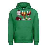 Emerald hallothanksmas halloween thanksgiving  christmas wine Urban Hoodie - FaDigitalArtStudio